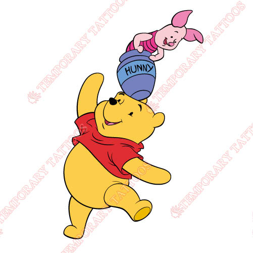 Winnie the Pooh Customize Temporary Tattoos Stickers NO.907